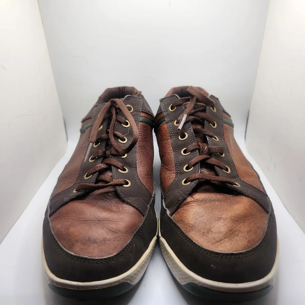 FootJoy 54275 FJ Contour‎ Casual Brown Leather Lace-Up Golf Shoes Men's US 11 W9